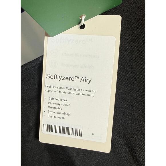 NWT Halara Softlyzero Airy Cropped Long Sleeve Thumbhole Top Black Size XS - Picture 5 of 7